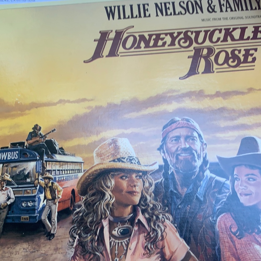 Willie Nelson honeysuckle rose Vintage album